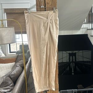 NWT - linen midi skirt